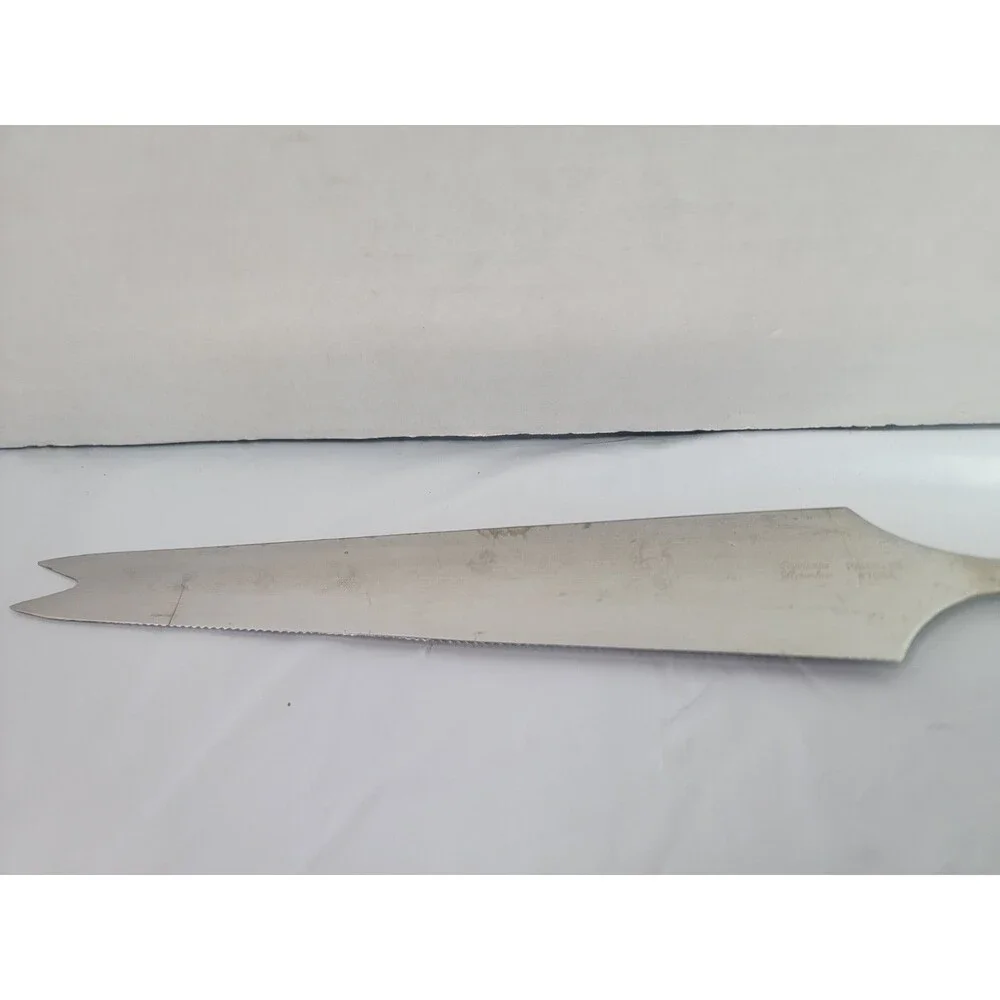 Vintage Capri Italy Stainless Grillmaster Carving Knife 15.5” MCM Patent 67984